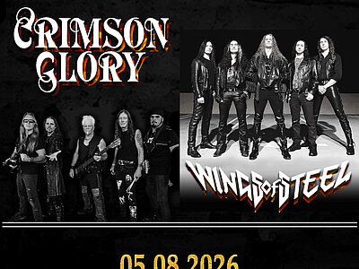 Crimson Glory & Wings Of Steel Image: Crimson Glory & Wings Of Steel